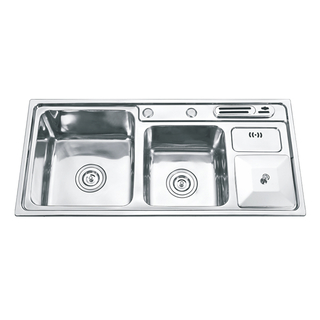 Stainless Steel Sink Double Bowl VY-9143
